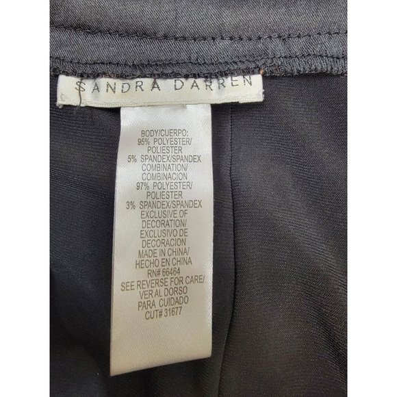 Sandra Darren Black Midi Dress - Picture 6 of 12